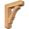 Ekena Millwork Balboa Craftsman Smooth Bracket w/ Offset Brace, Western Red Cedar, 7 1/2"W x 28"D x 32"H BKT0806X28X32BOA04SWR - alternate 1